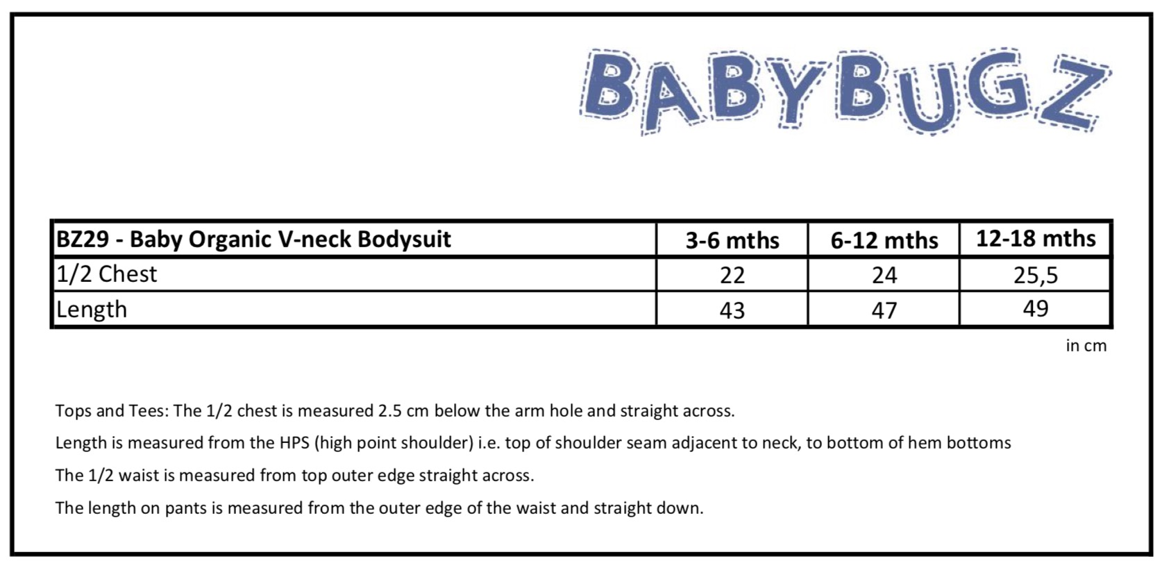 BabyBugz: Baby Organic V-neck Bodysuit BZ29 BabyBugz: Baby Organic V-neck Bodysuit BZ29
